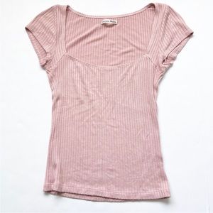 Reformation Bardot knit top